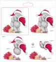 Набір паперу для 3D декупажу Me To You Christmas, 20х20 см, MTYXDG001