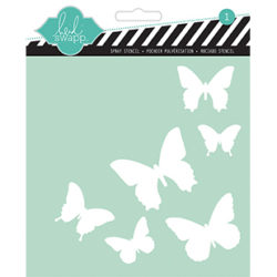 Трафарет Butterfly, 15х15 см, Heidi Swapp, HS00841