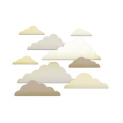 Висічки - Chipboard Shapes - Clouds, 101198