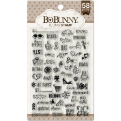 Штампи акрилові Icons, Bo Bunny, 12105438