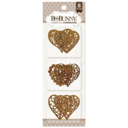 Чипбордові прикраси Hearts, BoBunny, 12815172
