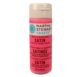 Multi-Surface Satin Acrylic Craft Paint - Camellia Pink, 32039