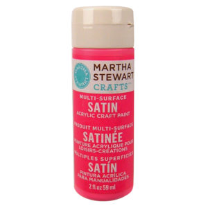 Multi-Surface Satin Acrylic Craft Paint - Pink Dahlia, 32040