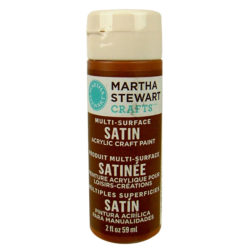 Multi-Surface Satin Acrylic Craft Paint - Chestnut Brown, 32070