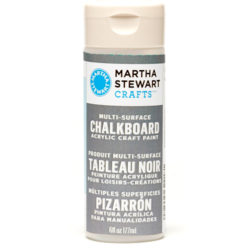 Multi-Surface Chalkboard Acrylic Craft Paint - Gray, Martha Stewart Crafts, 32218