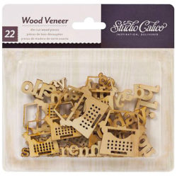 Дерев’яні фігурки Wood Veneer, Heyday - My Type, Studio Calico, 331100