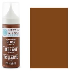 Фарба Gloss Opaque Glass Paint – Chesnut Brown, Martha Stewart Crafts™, 33116