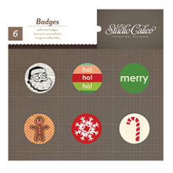 Прикраси Badges, SC Wonderland - Christmas, Studio Calico, 331185
