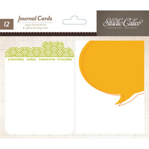 Картки для журналінгу Here & There Journaling Cards, 12 шт, Studio Calico, 331314