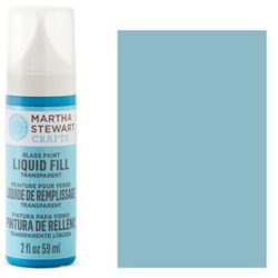 Фарба Liquid Fill Transparent Glass Paint – Polar Blue, Martha Stewart Crafts™, 33205