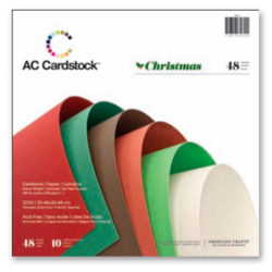 Набір картону Christmas, American Crafts, 30х30 см, 71257