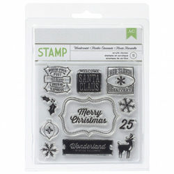 Штампи Peppermint Express Wondermint, American Crafts, 366118
