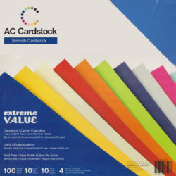 Набір картону Extreme Value Smooth Cardstock, American Crafts, 30х30 см, 366243
