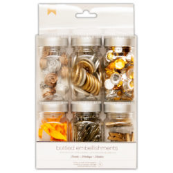 Набір прикрас Bottled Embellishments Metallic, American Crafts, 366250