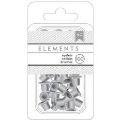 Люверси Silver 1/8", 100 шт, American Crafts, 366330