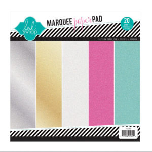 Набір паперу Marquee Glitter, 20х20 см, Heidi Swapp, 369629