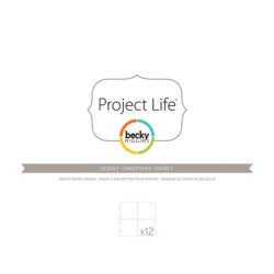 Файли для альбому E, Project Life, American Crafts, 12 шт, 380008
