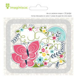 Висічки картонні Welcome Spring Blossom, Imaginisce, 400585
