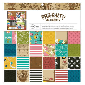 Набір паперу Par-r-rty Me Hearty, 30×30 см, Imaginisce, 400773