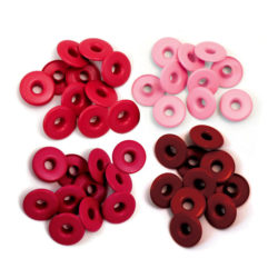 Люверси Wide Eyelets - Aluminum Red, 40 шт, 41585-5