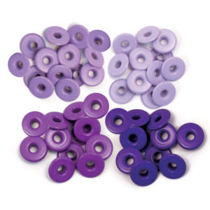 Люверси Wide Eyelets - Aluminum Purple, 40 шт, 41591-6