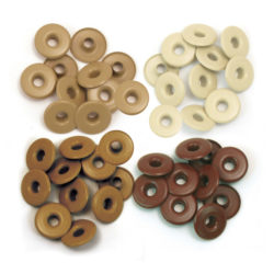 Люверси Wide Eyelets - Aluminum Brown, 40 шт, 41593-0