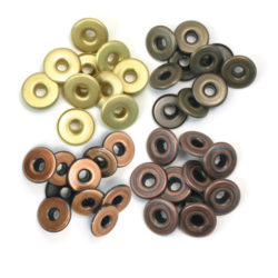 Люверси Wide Eyelets - Aluminum Copper Warm Metal, 40 шт, 41595-4