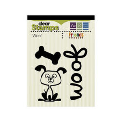 Штампи Friends Furever Clear Stamps Woof, We R Memory Keepers, 41886-3