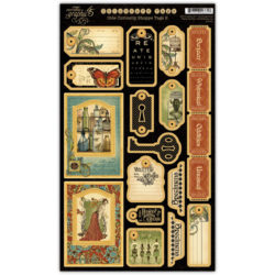 Набір висічок, Olde Curiosity Shoppe Chipboard 2, Graphic 45, 4500437