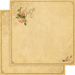 Аркуш картону June Foundation, Place in Time, Graphic 45, 30×30 см, 5шт, 4500601