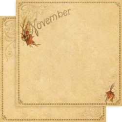 Аркуш картону November Foundation, Place in Time, Graphic 45, 30×30 см, 5шт, 4500611