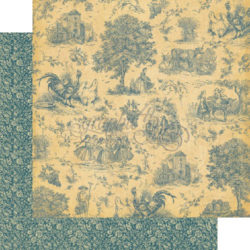 Аркуш картону Provance, French Country, Graphic 45, 30×30 см, 5шт, 4500636