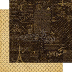 Аркуш картону Montage, French Country, Graphic 45, 30×30 см, 5шт, 4500638