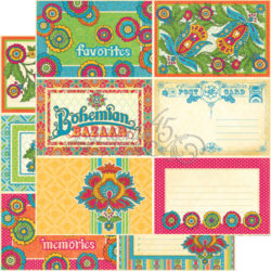 Аркуш картону Lap of Luxury, Bohemian Bazaar, Graphic 45, 30×30 см, 5шт, 4500708
