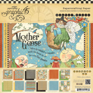 Набір паперу Mother Goose, 20х20 см, Graphic 45, 4500755