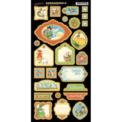 Набір висічок Mother Goose Chipboard 2, Graphic 45, 4500763