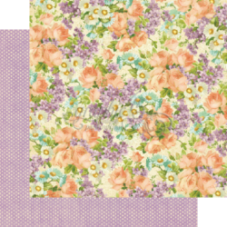 Аркуш картону Perfect Petals, Sweet Sentiments, Graphic 45, 30×30 см, 5шт, 4500801