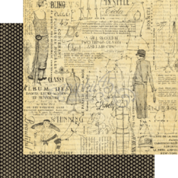 Аркуш картону Fashion, Couture, Graphic 45, 30×30 см, 5шт, 4500814