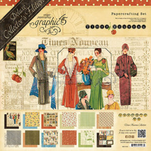 Набір паперу та прикрас Times Nouveau – Deluxe Collector’s Edition, Graphic 45, 4501000