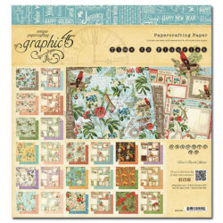 Набір паперу Time to Flourish, 20х20 см, Graphic 45, 4501054