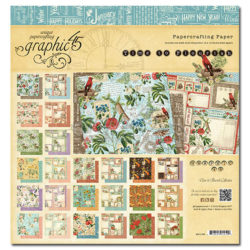 Набір паперу Time to Flourish, 30х30 см, Graphic 45, 4501055