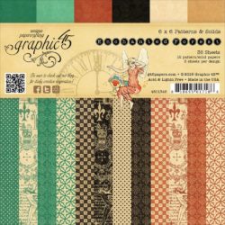 Набір паперу Enchanted Forest Patterns & Solids, 15х15 см, Graphic 45, 4501346