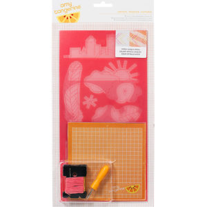 Трафарет для вишивки Amy Tangerine Embroidery Stencil Kit, Capture, 63070
