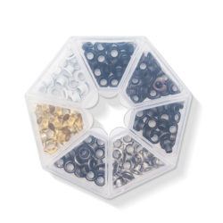 Набір люверсів з контейнером - Metallics, WeR Memory Keepers, 660385