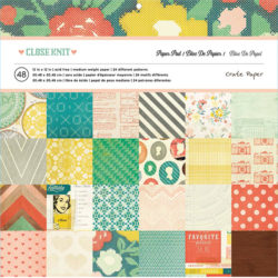 Набір паперу Close Knit, 30х30 см, Crate Paper, 683331