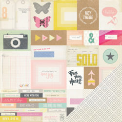 Аркуш паперу Notes & Things - Memo, Crate Paper, 5 аркушів, 683520