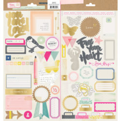 Наклейки Notes & Things, Crate Paper, 683539