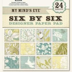 Набір паперу Meadow, 15х15 см, My Mind’s Eye, 6X6209