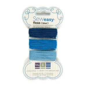 Нитки SewEasy Floss - Blues, WeR Memory Keepers, 71066-0