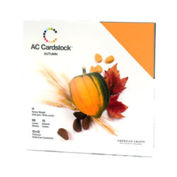 Набір картону Autumn, American Crafts, 30х30 см, 71255